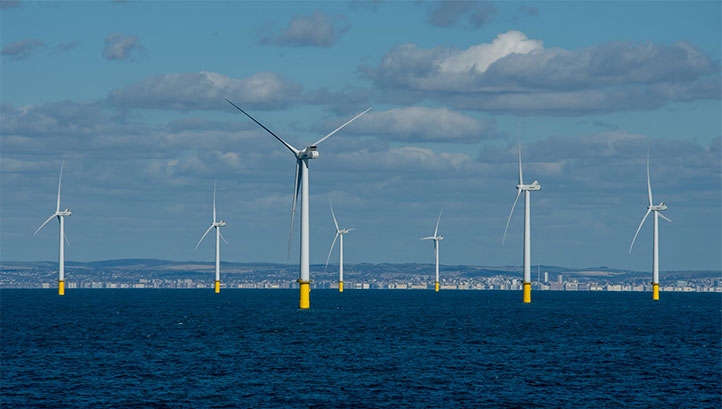 Pictured: The 400MW Rampion Wind Farm in Sussex